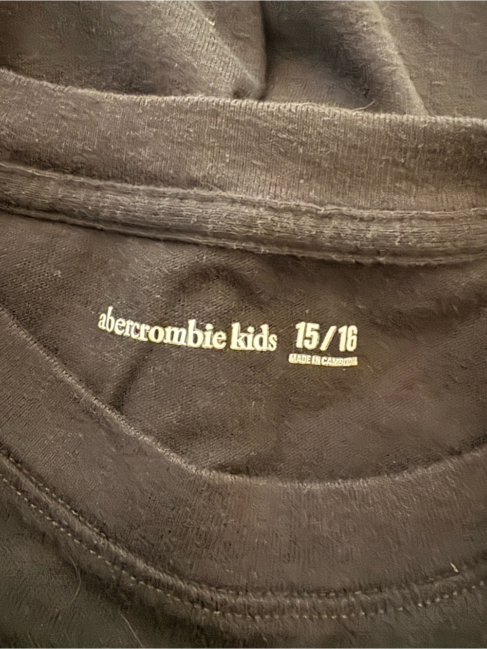 abercrombie kids Fleetwood Mac tee shirt gray Size 15/16 super soft EUC - Picture 3 of 3